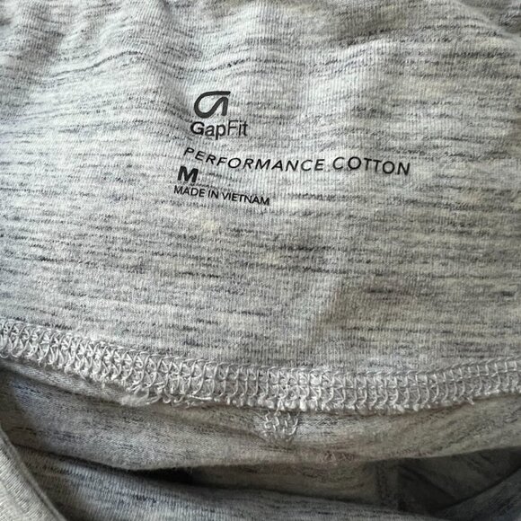 Gap Fit Gray Performance Cotton Capri Leggings Size Medium - Picture 8 of 9
